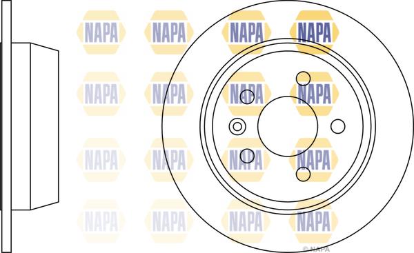 NAPA NBD5054 - Disque de frein cwaw.fr