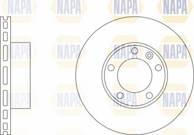 NAPA NBD5013 - Disque de frein cwaw.fr