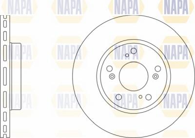 NAPA NBD5072 - Disque de frein cwaw.fr