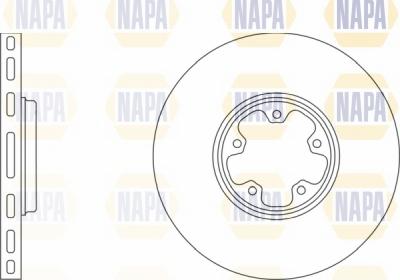 NAPA NBD5196 - Disque de frein cwaw.fr