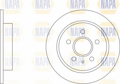 NAPA NBD5130 - Disque de frein cwaw.fr