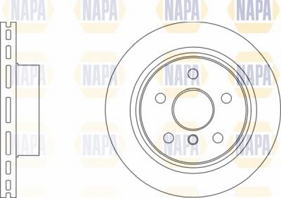 NAPA NBD5129 - Disque de frein cwaw.fr