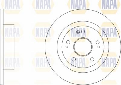 NAPA NBD5856 - Disque de frein cwaw.fr