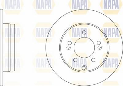 NAPA NBD5825 - Disque de frein cwaw.fr