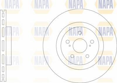 NAPA NBD5876 - Disque de frein cwaw.fr