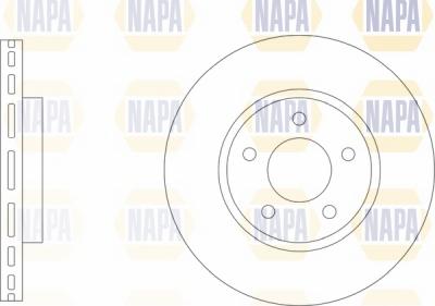 NAPA NBD5878 - Disque de frein cwaw.fr