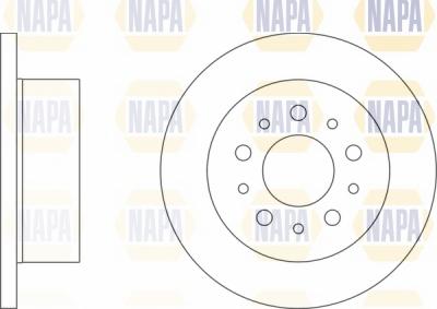 NAPA NBD5395 - Disque de frein cwaw.fr