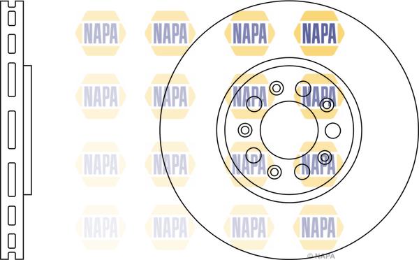 NAPA NBD5364 - Disque de frein cwaw.fr