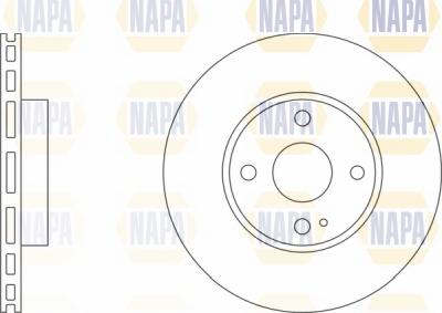 NAPA NBD5308 - Disque de frein cwaw.fr