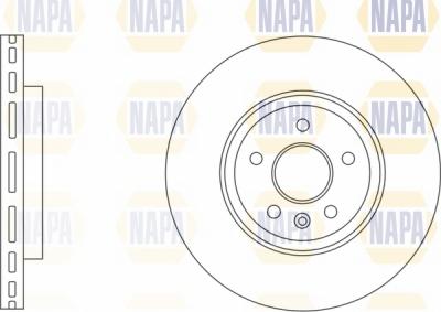 NAPA NBD5317 - Disque de frein cwaw.fr