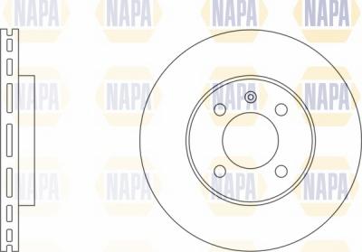 NAPA NBD5382 - Disque de frein cwaw.fr