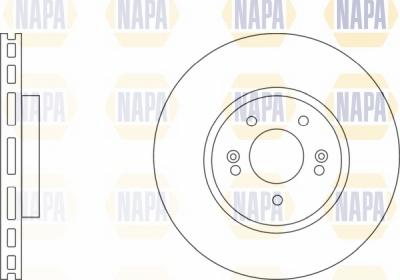 NAPA NBD5336 - Disque de frein cwaw.fr