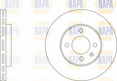 NAPA NBD5330 - Disque de frein cwaw.fr