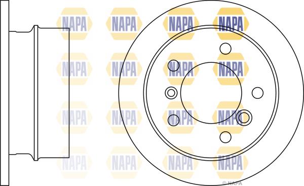 NAPA NBD5329 - Disque de frein cwaw.fr