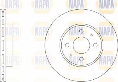 NAPA NBD5375 - Disque de frein cwaw.fr