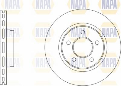 NAPA NBD5256 - Disque de frein cwaw.fr