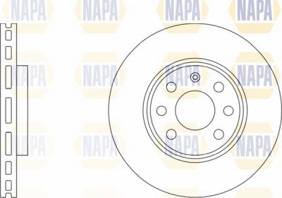 NAPA NBD5274 - Disque de frein cwaw.fr