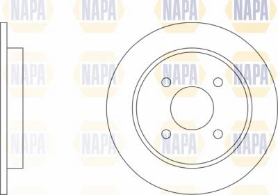 NAPA NBD5278 - Disque de frein cwaw.fr