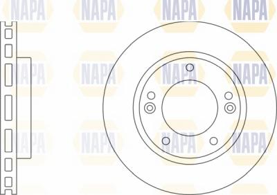 NAPA NBD5764 - Disque de frein cwaw.fr