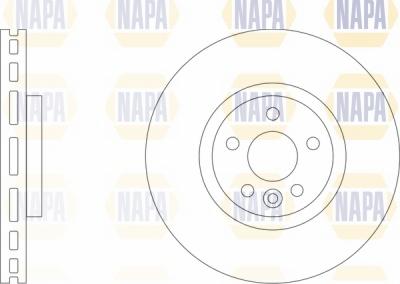 NAPA NBD5703 - Disque de frein cwaw.fr