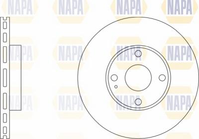 NAPA NBD5717 - Disque de frein cwaw.fr