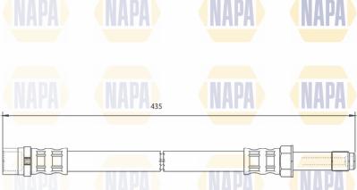 NAPA NBH1049 - Flexible de frein cwaw.fr