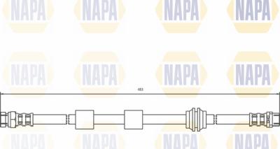 NAPA NBH1048 - Flexible de frein cwaw.fr