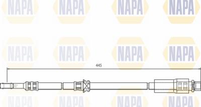 NAPA NBH1012 - Flexible de frein cwaw.fr