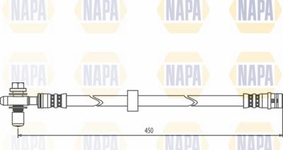 NAPA NBH1017 - Flexible de frein cwaw.fr