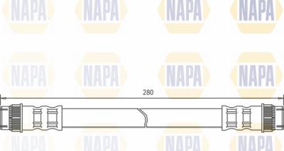 NAPA NBH1088 - Flexible de frein cwaw.fr