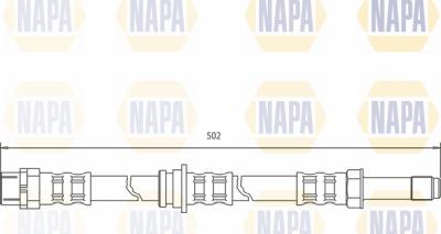 NAPA NBH1030 - Flexible de frein cwaw.fr