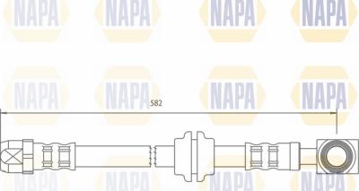 NAPA NBH1037 - Flexible de frein cwaw.fr