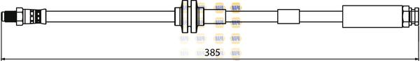 NAPA NBH1029 - Flexible de frein cwaw.fr