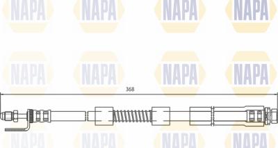 NAPA NBH1026 - Flexible de frein cwaw.fr