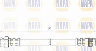 NAPA NBH1027 - Flexible de frein cwaw.fr