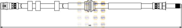 NAPA NBH1153 - Flexible de frein cwaw.fr