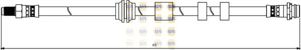 NAPA NBH1152 - Flexible de frein cwaw.fr