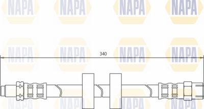 NAPA NBH1110 - Flexible de frein cwaw.fr