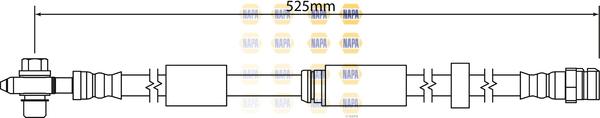 NAPA NBH1340 - Flexible de frein cwaw.fr