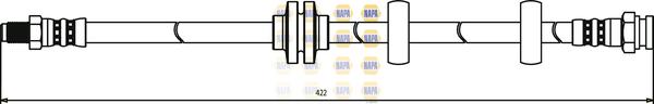 NAPA NBH1310 - Flexible de frein cwaw.fr