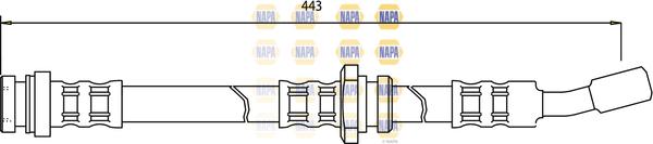 NAPA NBH1331 - Flexible de frein cwaw.fr