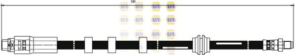 NAPA NBH1204 - Flexible de frein cwaw.fr