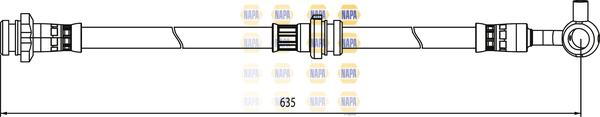 NAPA NBH1224 - Flexible de frein cwaw.fr