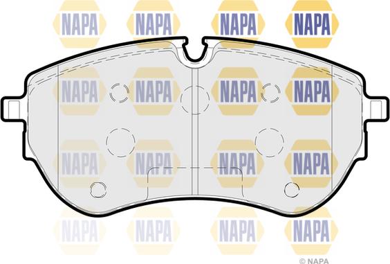 NAPA NBP1915 - Kit de plaquettes de frein, frein à disque cwaw.fr