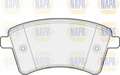 NAPA NBP1407 - Kit de plaquettes de frein, frein à disque cwaw.fr