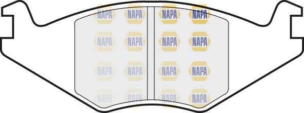 NAPA NBP1487 - Kit de plaquettes de frein, frein à disque cwaw.fr