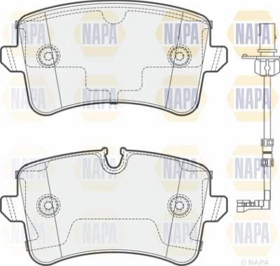 NAPA NBP1536 - Kit de plaquettes de frein, frein à disque cwaw.fr