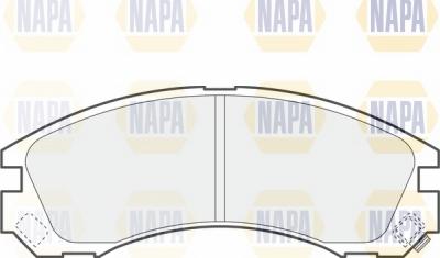 NAPA NBP1574 - Kit de plaquettes de frein, frein à disque cwaw.fr