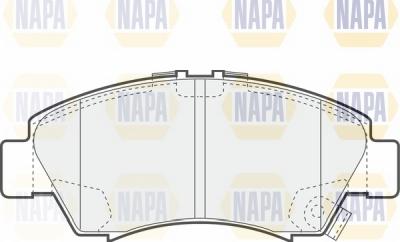 NAPA NBP1575 - Kit de plaquettes de frein, frein à disque cwaw.fr