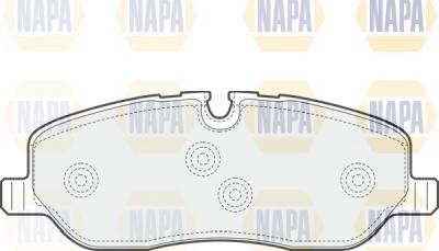 NAPA NBP1570 - Kit de plaquettes de frein, frein à disque cwaw.fr